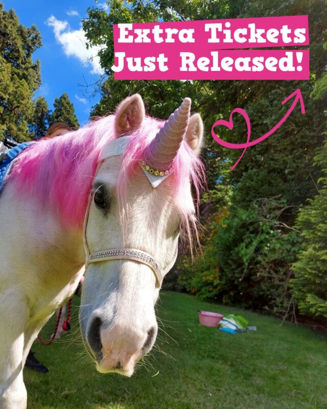 🦄 You asked. We listened.

We've released a limited number of extra tickets for this Sunday's Unicorn Day!

After becoming the fastest-selling tickets we've ever sold, we know this final release won't be around for long.

If you missed out the first time, this is your chance to experience the magic. ✨