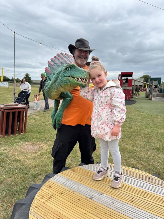 Hands up if you loved meeting the dinosaurs at Countryside Adventure last year 🙋🙋‍♂️🙋‍♀️

Well, great news, you can do it all over again this year! 

Join us on Monday, 25th May (it's the bank holiday!), and you can meet Rover the Farmer's prehistoric friends! 🦕🦖

Not only that, but you will also get to experience all the fun of a day on the farm with bouncing pillows, tractor rides, mini golf, quad train rides, animal trail, and so much more, all included in your ticket price! 😁

We expect tickets to sell out for this one, so if you want to join us, we really do encourage you to prebook online 🎟️