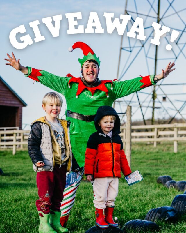Do you want free tickets to Elfcapades? 👀

We hope that was a yes, because we have a giveaway for you! If you want to be in with a chance of winning tickets for your family, here's what you need to do...🎄

🎄 Make sure you are following Countryside Adventure and Over Farm
🎄 Let us know the cheekiest thing your littles have done this year
🎄 Tag a friend who needs to visit the farm this Christmas

Winners will receive tickets for a family of four for Elfcapades at Over Farm's Countryside Adventure. Giveaway will end on Friday, 28th November, and winners will be contacted shortly after. We will never ask you for payment details. Please be aware of scams.