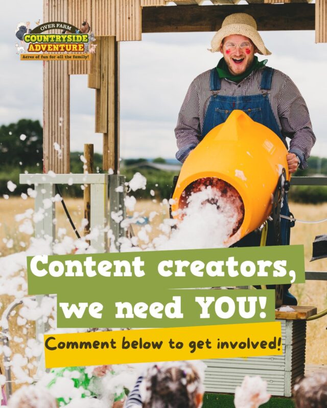 Content creators, do you want to be part of all things fun this summer? 🌞

We are looking to invite fantastic family accounts to the farm this summer to show off everything we have going on through our Big Summer Blowout. 

If you would like to get involved or find out more, drop a comment below, and we will send you a message! 🥰