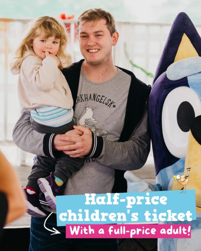 We're making days out even more affordable this summer 🌞

You can now get a half-price child's ticket with a full-price adult ticket when you book in advance for our Big Summer Blow Out!

What are you waiting for? With a jam-packed schedule, head to our website to plan your perfect day out now 🔗