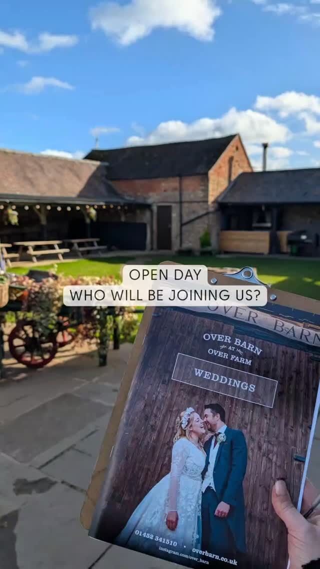 💍 Newly engaged or starting your wedding journey?💍

Join us on 11th January for our Wedding Open Day!
Tour the venue, taste amazing food from Over Farm Catering, and meet a barn full of incredible suppliers.

Our team will be on hand to answer all your questions and help bring your vision to life ✨

To book your space,

Click the link in the story or email 
 

Suppliers (so far!) : 

 Over Farm Catering 
@supernova_celebrant
@simply.styling.by.krista @capturedbythecaves
@riversidebrides
@bellapeachcreative 
@thebohemianbakeryy 
@staceytiller
@gloucestershirediscos 
@every_event_hire 
Saveur des crepes