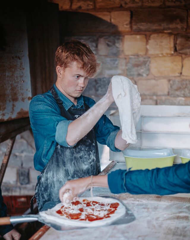 The kind of wedding food your guests will still be talking about afterwards.

Food is a pretty important part of a wedding day, and we think it should be more than just something to tick off the list.

From sharing pizza fresh from the stone oven to scotch egg appetisers and our famous hog roast, we love creating food that feels relaxed, generous and very Over Barn.

Just look at these recent celebrations for a little wedding food inspiration…

Hand-stretched pizzas 📸 Steve Cave
Scotch egg canapes 📸 Oli Kirck
Hog roast with all the trimmings 📸 jbpweddings