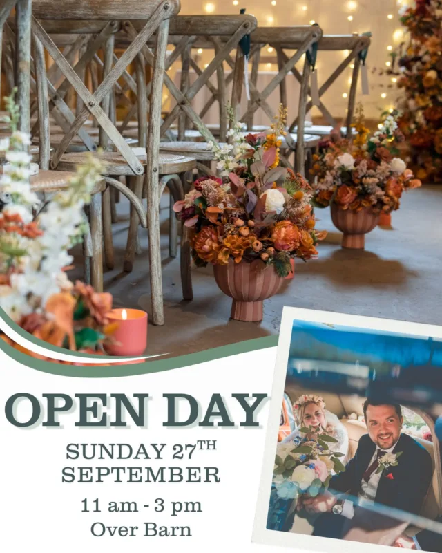 Wedding Open Day at Over Barn 💕

Save the date! Our next Wedding Open Day is taking place on Sunday 27th September, and we’d love to welcome you.

Come and explore the barn, find out how you can make it completely yours, meet our team and chat with some of the wonderful suppliers joining us on the day.

You’ll be able to meet:

📸 @capturedbythecaves
💐 @simply.styling.by.krista
🎂 @tootsweet_cakes
🎶 DJ Sparky
✨ Every Event Hire
💄 @_makeupbyisabella
💇‍♀️ @staceytiller
🪄 @arcmagician
👰‍♀️ @unveil_bridalcollection
🥞 @fulcatering
💌 @bellapeachcreative

Josh and Jordan will also be on hand throughout the day to answer your questions and talk you through everything Over Barn has to offer.

📅 Sunday 27th September 2026

Ready to come along? Book your place via the link in our Instagram bio. 🤍