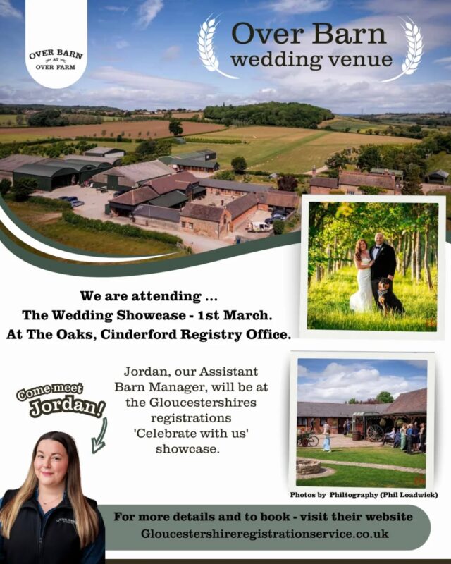 ✨ Join us on the 1st March at The Oaks, Cinderford for the Gloucester registrations 'Ceremonies Showcase' ✨

-  Meet with trusted local suppliers and representatives
 (Yes, that's us 🙋🏼‍♀️🩷) 

- Get expert guidance from their registrars on the legal requirements for your ceremony

To book your space head on over to their website 

https://gloucestershireregistrationservice.co.uk/upcoming-wedding-fayres/the-oaks-showcase/

We look forward to seeing you there! 🥂
