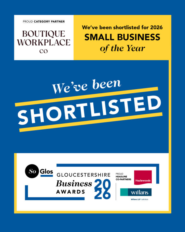 Exciting news alert! 🎉

We have been shortlisted for three @soglos Business Awards!
🥳 Small Business of the Year
🥳 Family Business of the Year
🥳 Best Place To Work

And even better, @over_barn will be playing host to the Meet the Judges networking event, giving us the chance to not only meet the other finalists but introduce them to just a little of what we do.