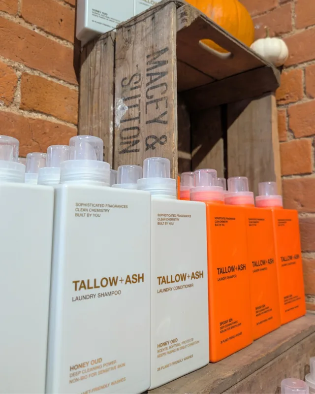 New seasonal @tallow_ash is now in store! 

Back by popular demand - Spooky Szn
🎃 Orange and almond milk top notes. Pumpkin, cinnamon, Apfelstrudel cake and nutmeg make up those middle notes. Vanilla, coconut wood, sandalwood, and a chai latte accord finish up the base notes. 

New for 2026 - Honey Oud
🍯 Top notes of dark honey and spices. Tonka bean and amber make up the middle notes. Smoked woods, oud and sandalwood wrap everything up in the base notes. 

Both of these scents are sold out on the Tallow + Ash website, so be quick before we sell out too 😱