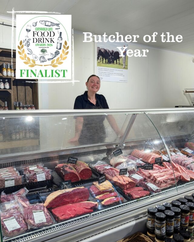 More exciting news! 🎉

We're delighted to have been named a finalist in the Cotswold Life Food & Drink Awards 2026 for Butcher of the Year! 🥩

We think Libbi's smile says it all... 😁

A huge congratulations to our brilliant butchery team. Your passion, expertise and dedication shine through every single day, and we're so proud to see your hard work recognised.